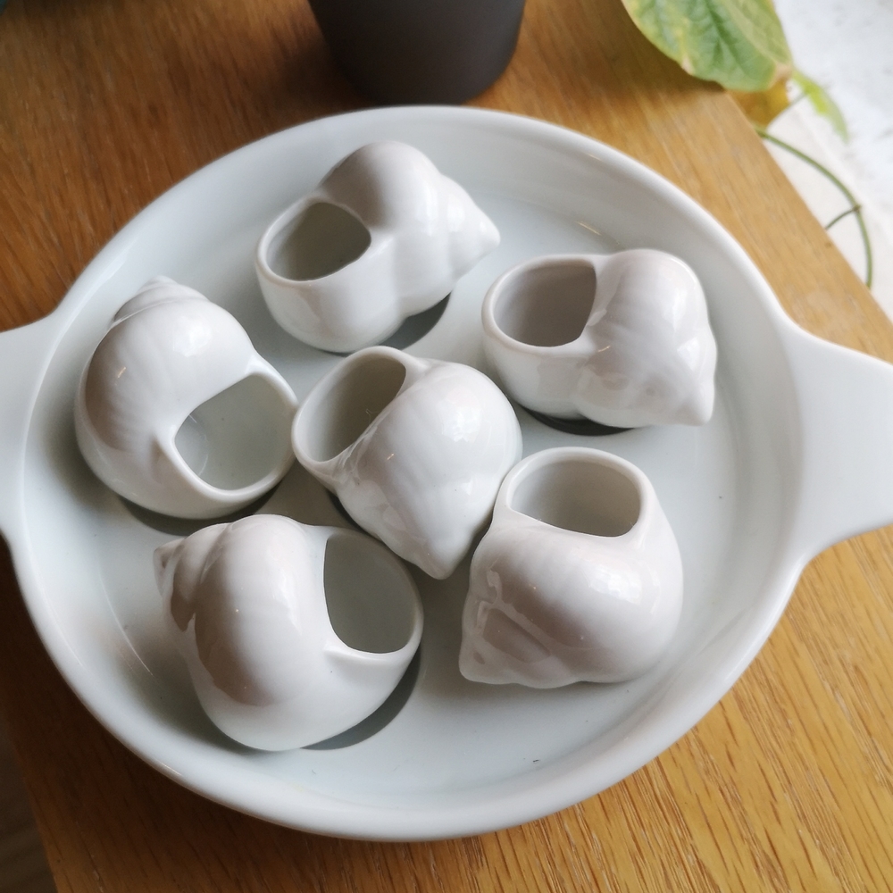 Seashell serving dish